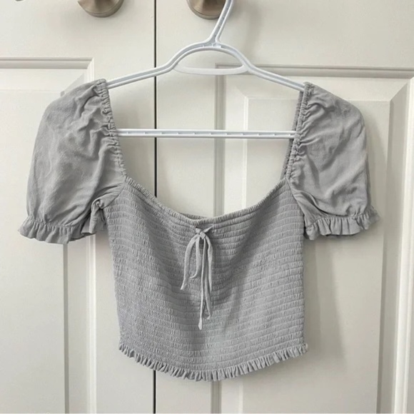 Aritzia Smocked Blouse - Picture 3 of 4